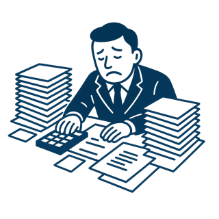 電卓・紙の時代