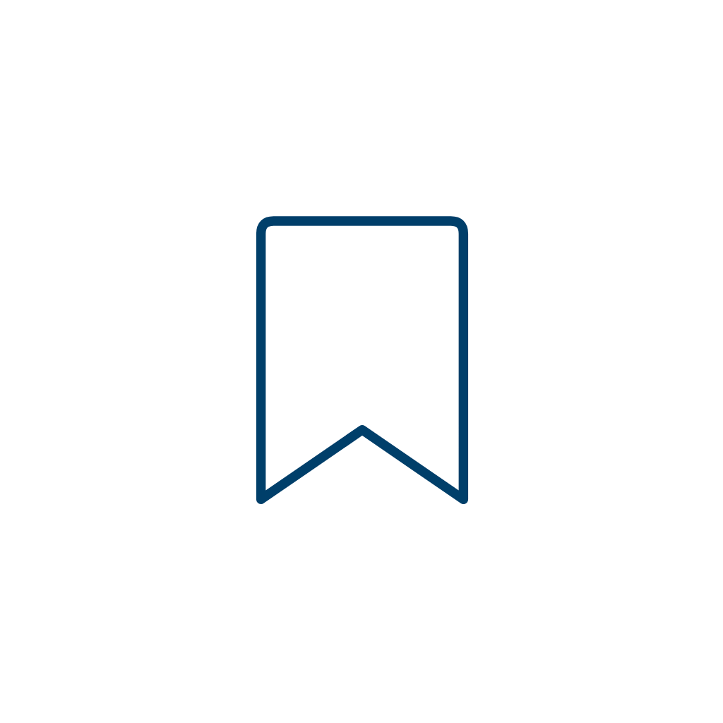 ブックマーク（線画）｜ビジネス全般の無料SVG・PNG・アニメーション素材