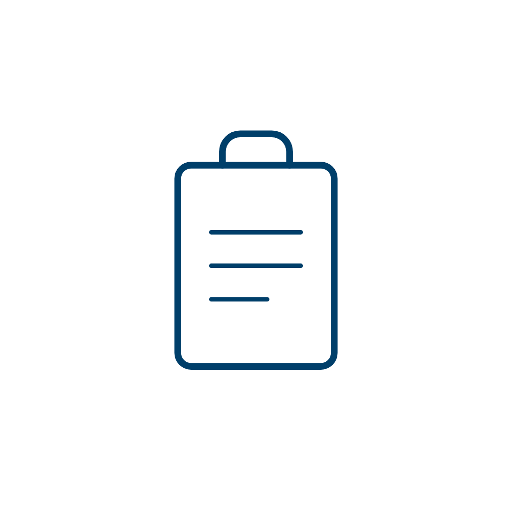 Clipboard Line Art — Free SVG, PNG, and animated icon for General Business