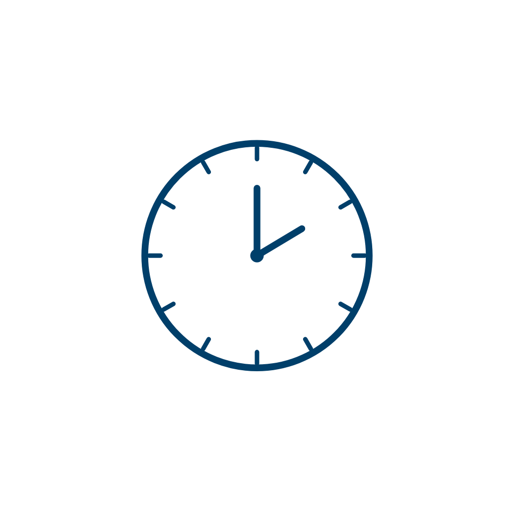 Clock Line Art — Free SVG, PNG, and animated icon for General Business