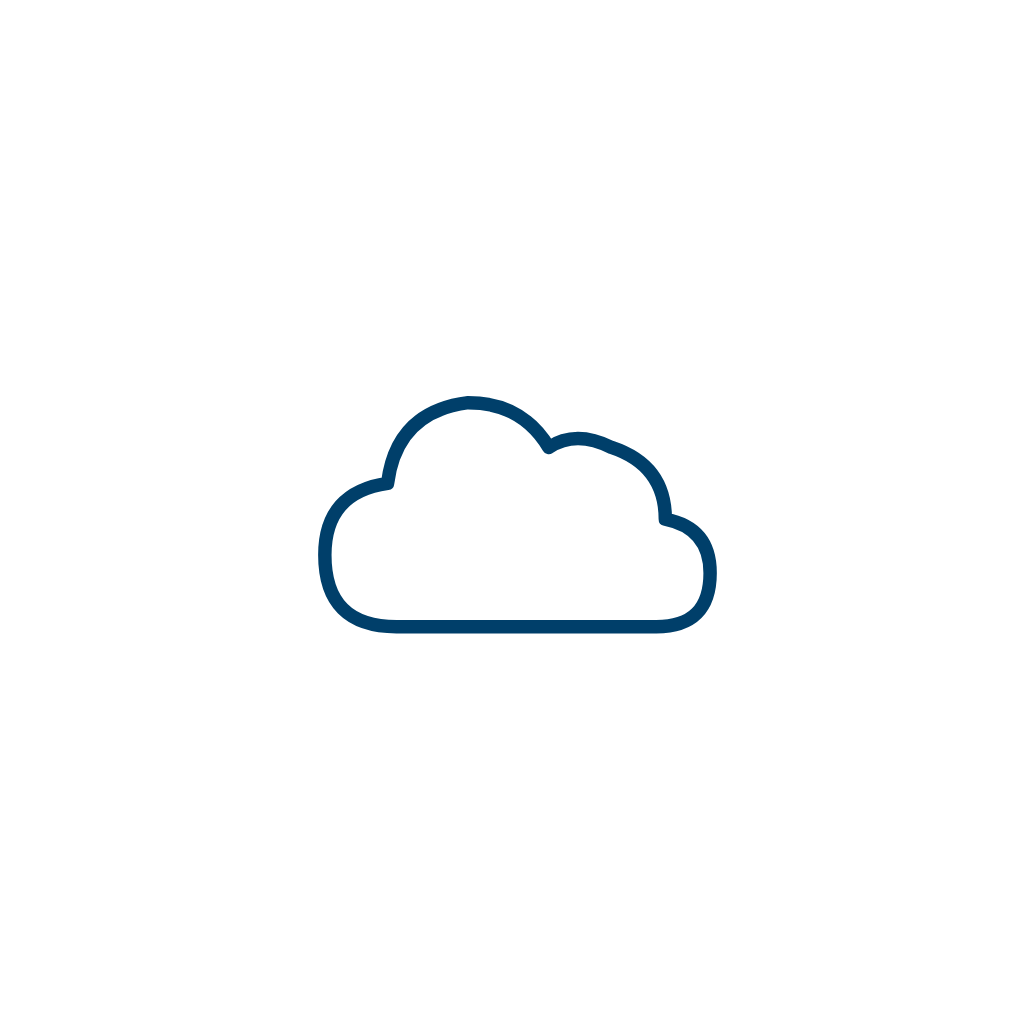 クラウド（線画）｜ビジネス全般の無料SVG・PNG・アニメーション素材