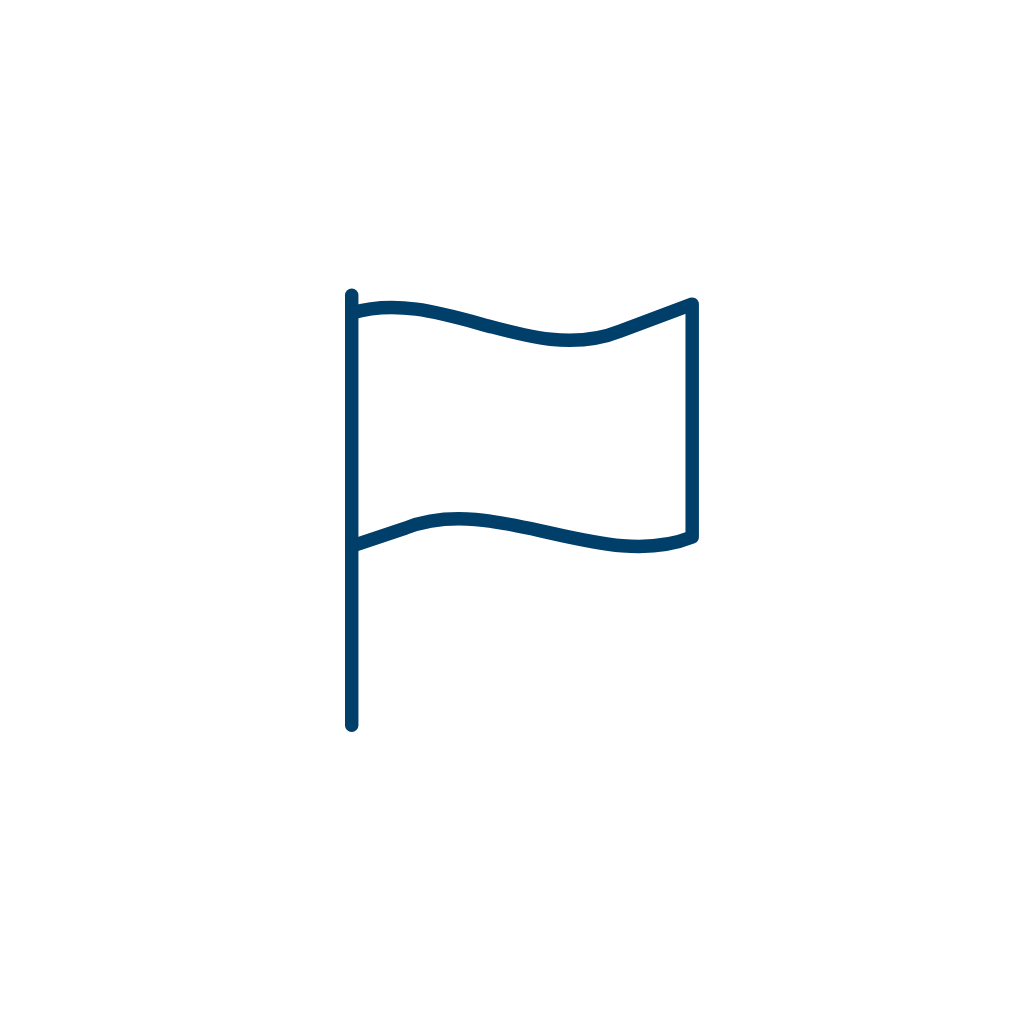 Flag Line Art — Free SVG, PNG, and animated icon for General Business