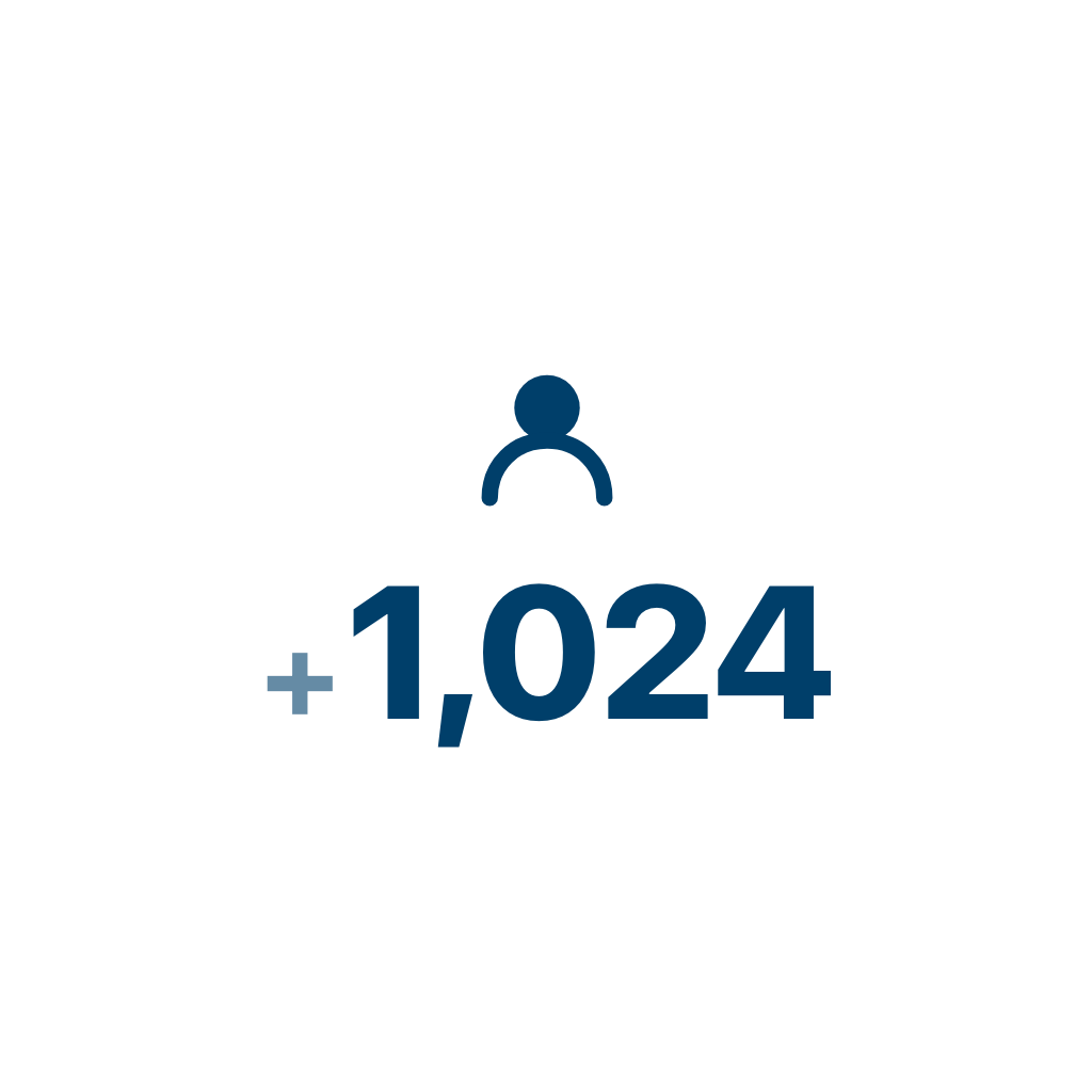 Follower Count — Free SVG, PNG, and animated icon for General Business