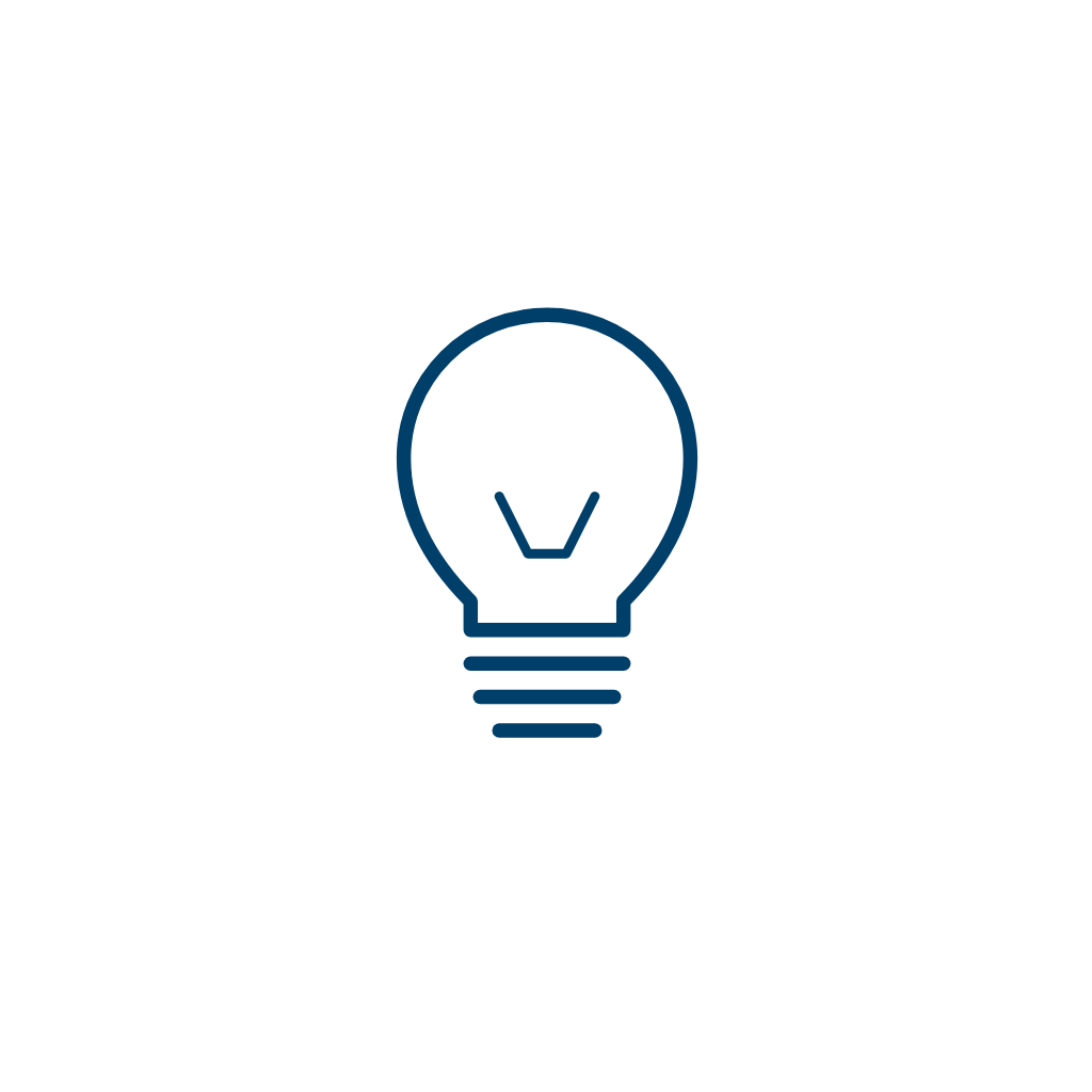 Lightbulb Line Art — Free SVG, PNG, and animated icon for General Business