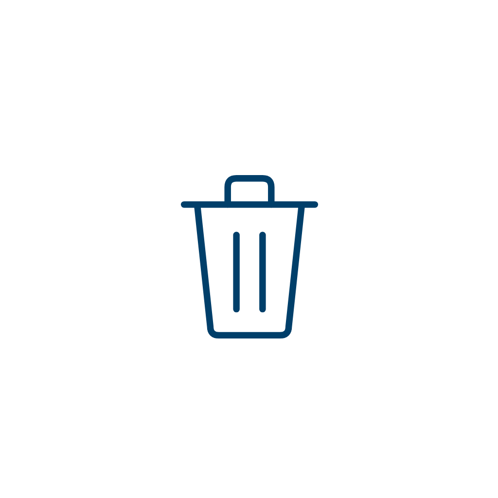 Trash Line — Free SVG, PNG, and animated icon for General Business