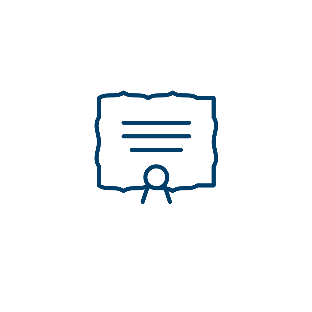 Certificate Line Art — Free SVG, PNG, and animated icon for Education