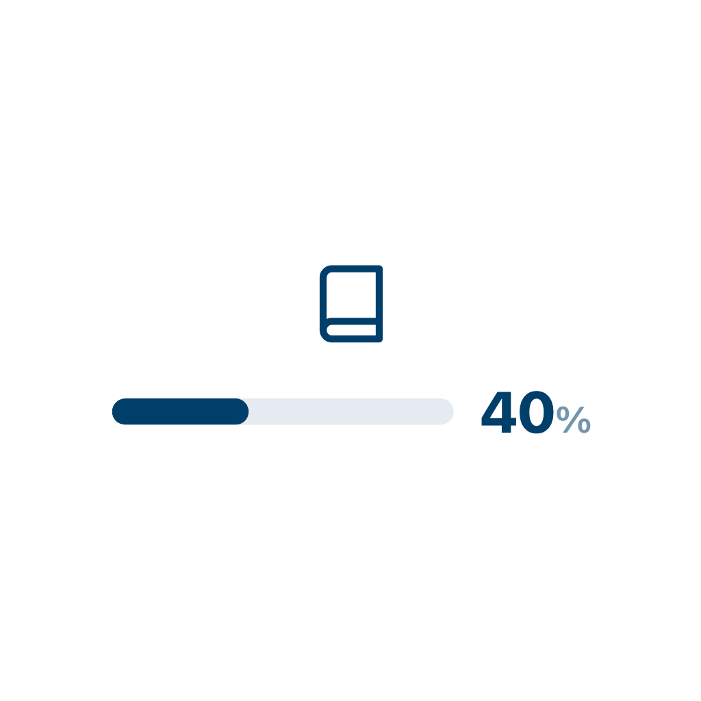 Course Progress — Free SVG, PNG, and animated icon for Education