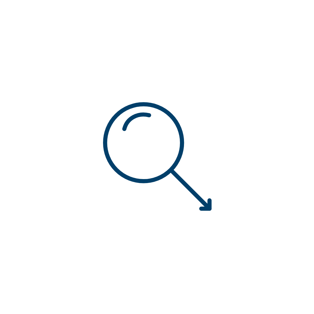 Magnifier Line Art — Free SVG, PNG, and animated icon for Education