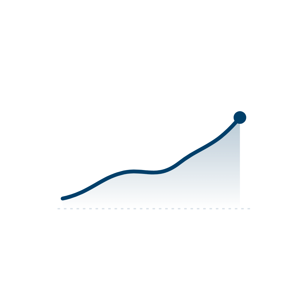 Growth Sparkline — Free SVG, PNG, and animated icon for Finance