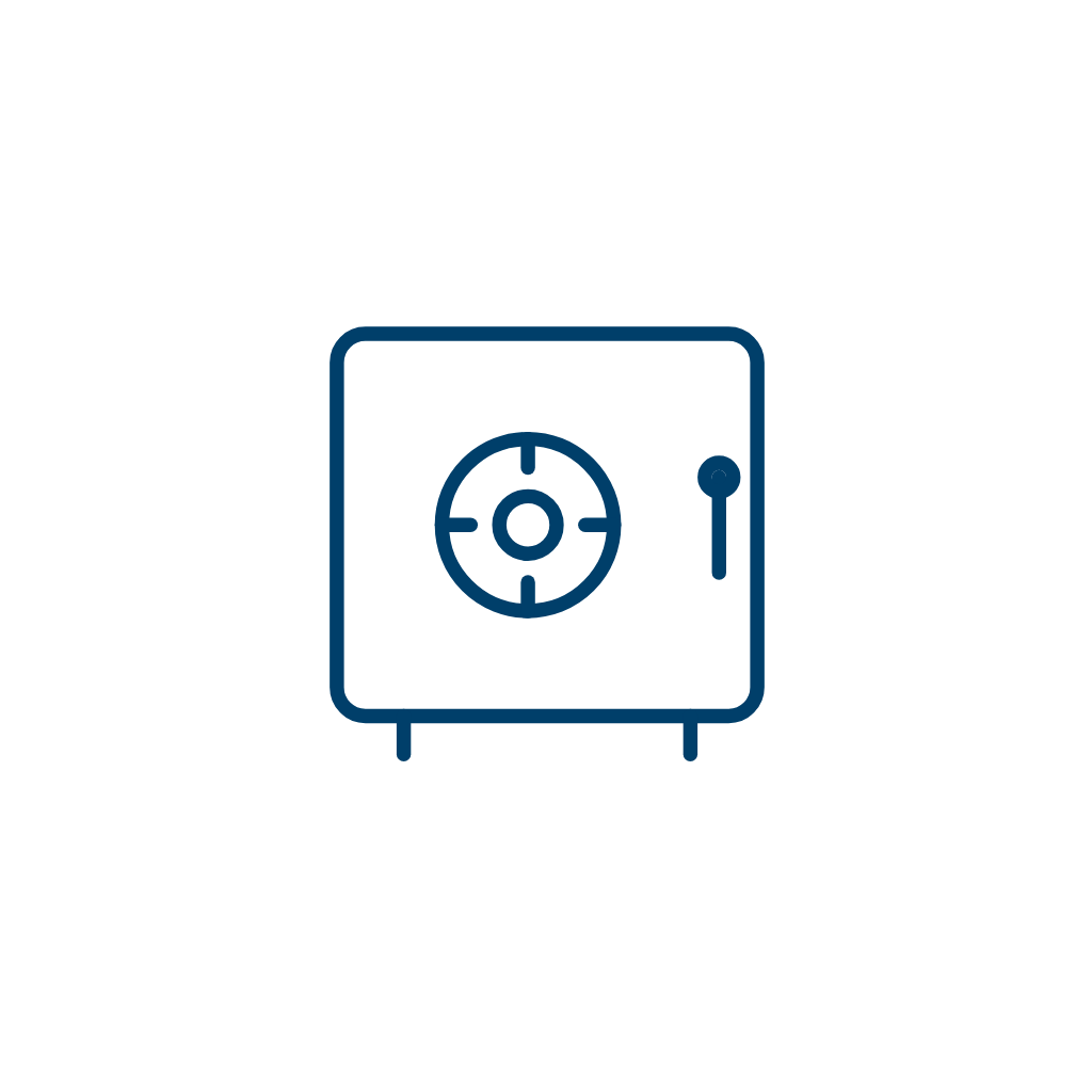 Safe Line Art — Free SVG, PNG, and animated icon for Finance