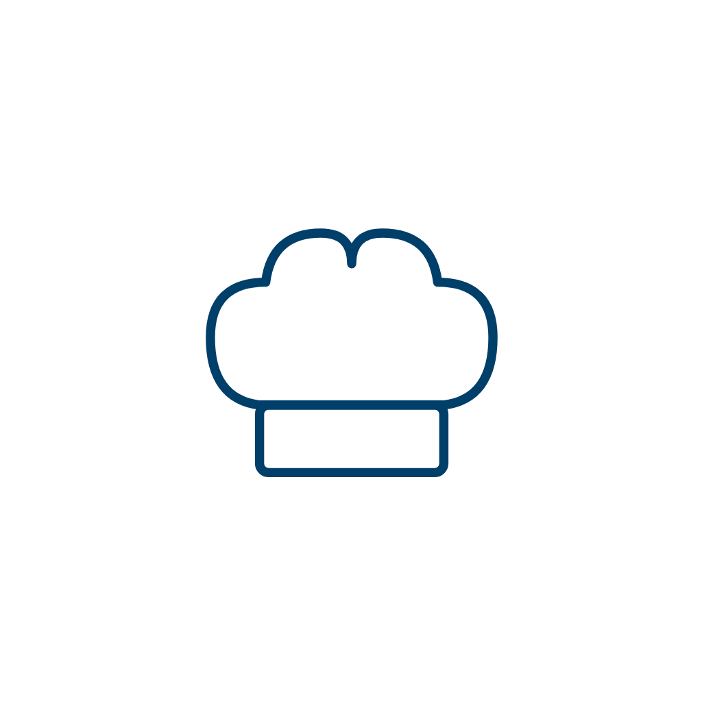 Chef Hat Line — Free SVG, PNG, and animated icon for Food & Restaurant