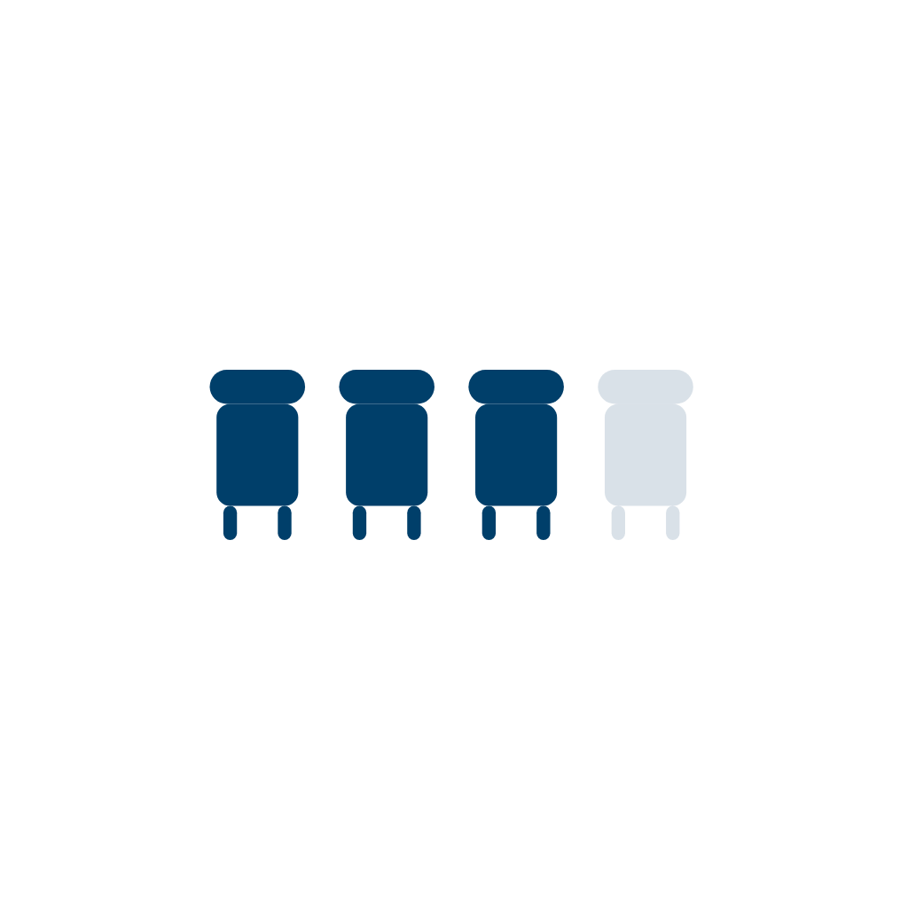 Table Capacity — Free SVG, PNG, and animated icon for Food & Restaurant