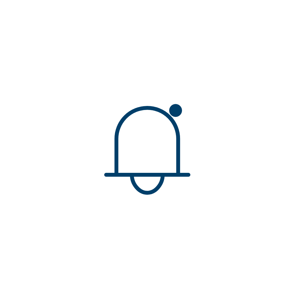 Bell Line Art — Free SVG, PNG, and animated icon for IT & Technology