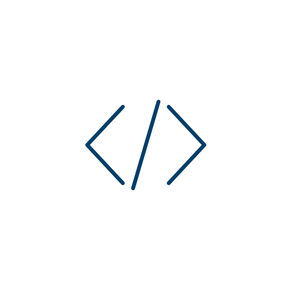 Code Brackets Line Art — Free SVG, PNG, and animated icon for IT & Technology
