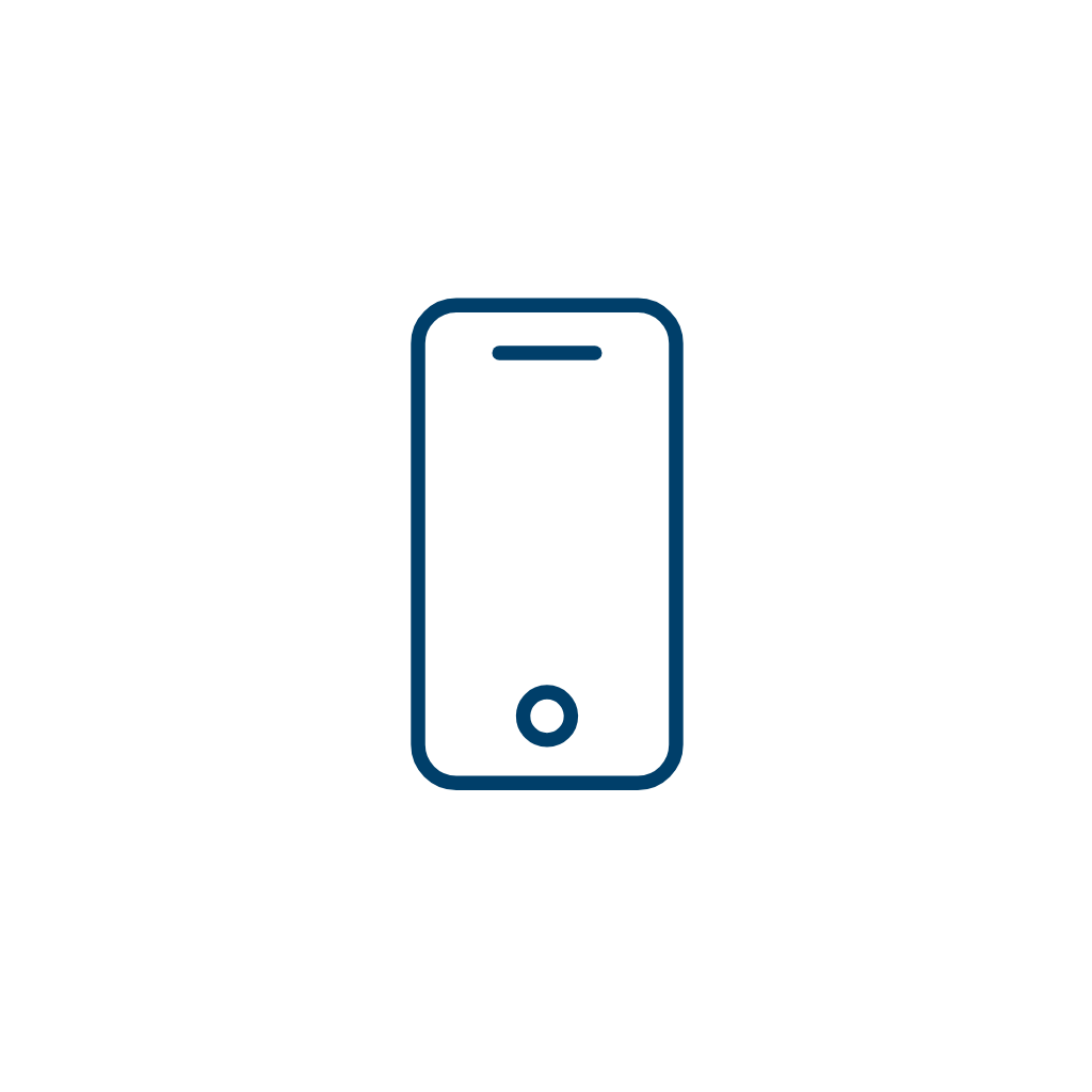 Smartphone Line Art — Free SVG, PNG, and animated icon for IT & Technology