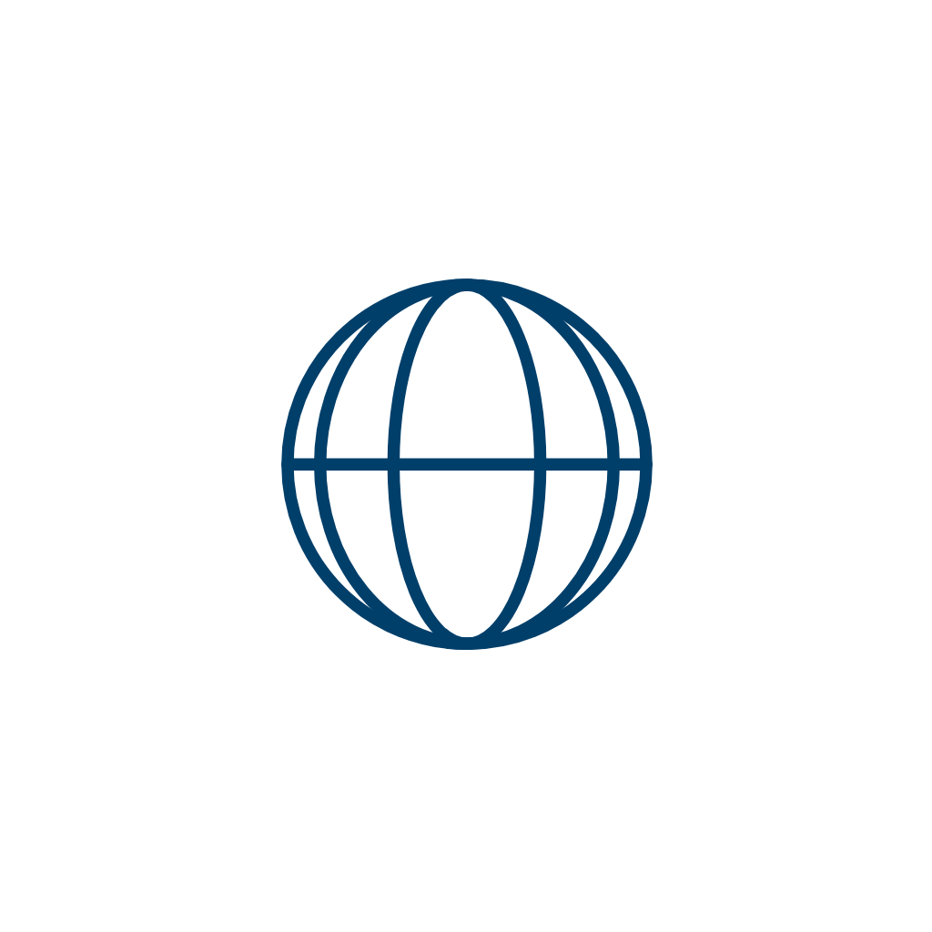 Globe Line Art — Free SVG, PNG, and animated icon for Travel & Tourism