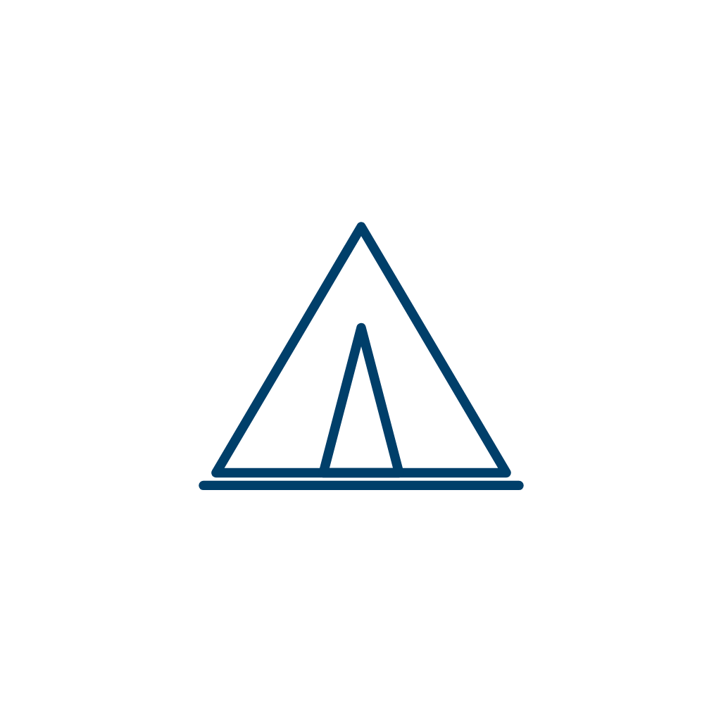 テント（線画）｜旅行・観光の無料SVG・PNG・アニメーション素材